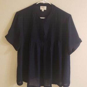 Everly Large Navy Blouse